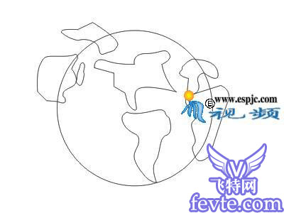 CoreIDRAW X4 設(shè)計(jì)網(wǎng)站標(biāo)志 _軟件自學(xué)網(wǎng)
