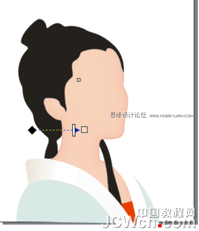 用CorelDRAW鼠繪古代人物美女實例_軟件自學網(wǎng)
