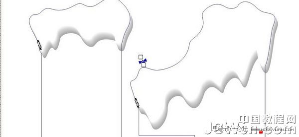 CorelDRAW X6制作漂亮積雪字效果-9