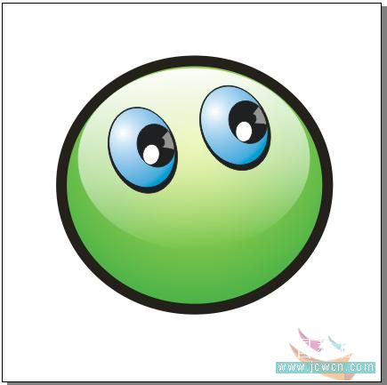 CoreDRAWX7繪制大眼晴笑容的小精靈_軟件自學(xué)網(wǎng)