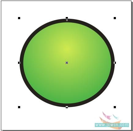 CoreDRAWX7繪制大眼晴笑容的小精靈_軟件自學(xué)網(wǎng)