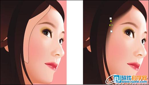 CoreldrawX7打造古典美女教程_軟件自學(xué)網(wǎng)