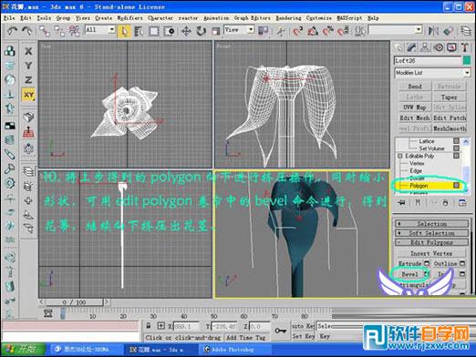 3dmax玫瑰花模型 制作講解-1
