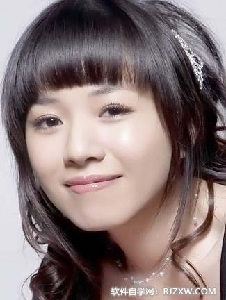 Photoshop用圖層混合模式給MM美白教程第3步